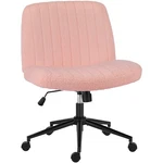 Criss Wheels Cross-legged Armless Chair Adjustable Swivel, For Home Office Desk New. Price: $81.01.
