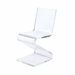 Picket House Furnishings Peek Acrylic Z-chair Clear Open. Price: $600.00.