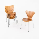 2016 Arne Jacobsen Fritz Hansen Series 7 Stacking Dining Chair Walnut 50+ Avail Used. Price: $350.00.