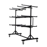 Lifetime 80669 3-TIER Hanging Upright Chair Storage Cart Black Metal Organizer New. Price: $564.98.