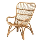 Baxton Studio Earvin Modern Bohemian Natural Brown Rattan Armchair New. Price: $245.73.
