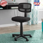 Mesh Task Chair High Back Adjustable Padded Seat Durable Wheels Compact Design New. Price: $47.12.