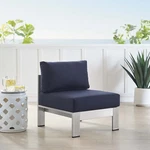 Modway Sunbrella Fabric Aluminum Armless Chair New. Price: $216.34.