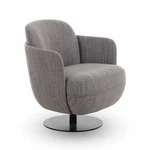 Solange Textured Swivel Chair Modern Upholstered Accent Seating Grey New. Price: $699.00.
