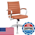 Modway Jive Ribbed Mid Back Office Chair Terracotta EEI-273-TER New. Price: $311.00.