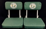 Set Of Green Bay Packers Lambeau Field Padded Foldable Bleacher Seat Logo Chairs Used. Price: $39.99.