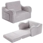 Kids Chairs For Toddler, 2-IN-1 Soft Sherpa Couch Fold Out, Convertib... New. Price: $55.44.
