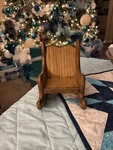 Bear Or Doll Rocking Chair. Wooden. Seat Is 3 X4 7.5 Tall. Handcrafted. New. Price: $11.95.