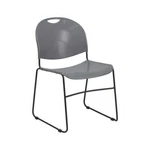 Flash Furniture Stacking Chairs RUT-188-GY-GG New. Price: $69.99.