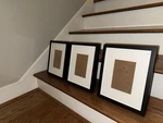Pottery Barn Wood Gallery Frame Set Of 3 Used. Price: $70.00.