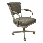 Tobias Designs Swivel Fabric/metal Caster Dining Chair Driftwood/beige New. Price: $474.39.