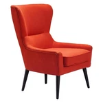 Tommy Hilfiger Auburn Wingback Chair Blood Orange New. Price: $364.45.