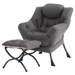 Tiita Lazy With Ottoman, Gray Modern Large Accent Chair, Comfy Leisure ... New. Price: $169.38.