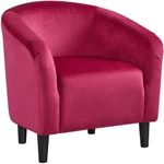 Comfy Accent Arm Chair Barrel Velvet Club For Living Room Rose Red New. Price: $171.99.