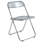 Leisuremod Lawrence Acrylic Folding Chair With Metal Frame Black New. Price: $107.07.