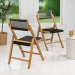 Jonathan Y FLD1001 Olivier Wood Roped Folding Chair W/ Adjustable Back(set Of 2) New. Price: $237.99.
