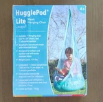 Hearthsong Hugglepod Lite Mesh Hanging Chair Blue, Water-resistant, Cushion Open. Price: $44.92.