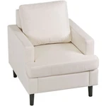Mid-century Modern Accent Chair W/wood Leg Upholstered Living Room Beige New. Price: $108.19.