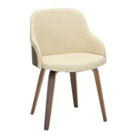 Lumisource Bacci Chair, Walnut Wood/cream Ch-bcciwlpucr New. Price: $204.99.