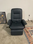 Homcom Swivel Recliner Chair With Footrest And Armrest For Living Room New. Price: $250.00.