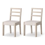 Maven Lane Willow Rustic Dining Chair, White W/cream Weave FABRIC,2PC(FOR Parts). Price: $43.25.