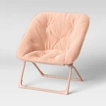 Pillowfort Folding Dish Children's Kids' Chair Saucer Foldable Armless Peach New. Price: $28.99.