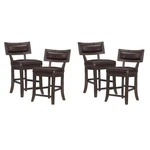 Pemberly Row Faux Leather Counter Height Dining Chair Espresso (set Of 4) New. Price: $616.32.