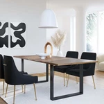 Beatrix Velvet Dining Side Chair Modern Comfortable Accent Seating Black New. Price: $289.00.