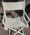 Casual Home Director's Chair - White Used. Price: $20.00.