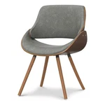 Simpli Home Malden 30.9" Modern Wood & Faux Leather Dining Chair Gray New. Price: $176.01.