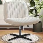 Dumos Desk Chair No Wheels, Criss Cross Wide Legged Office V... New. Price: $79.25.