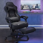 Elecwish Ergonomic Gaming Chair With Footrest Lumbar Support Recliner Office New. Price: $109.99.