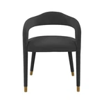 Lucia Velvet Dining Chair Modern Comfortable Seating Room Black New. Price: $266.62.