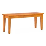 Boraam Shaker Bench, Oak 15 X 44 18 New. Price: $97.03.