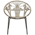 Safavieh Carlson Rattan Accent Chair Grey / White New. Price: $198.03.
