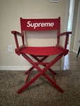 Supreme Director Chair Red SS19 Used. Price: $425.00.