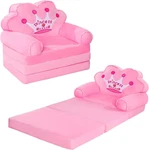 Moonbeeki Kids Couch Out, Foldable Princess 21D X 19.7W 7.1H In, Pink New. Price: $47.50.