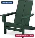 Polywood Contemporary Modern Oversized Adirondack Chair In Green New. Price: $404.69.