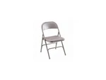 Folding Chairs,steel SEAT,19-3/8"X18-1/4"X29-5/8",4/CT,BG New. Price: $128.99.