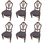 Set Of 6 Theodore Alexander Alice Hepplewhite Mahogany Dining Chairs 4000-904 Used. Price: $4050.00.