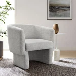 Muse Barrel Accent Chair Newsprint. Price: $405.25.