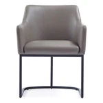 Manhattan Comfort Serena Dining Armchair With Steel Frame Gray New. Price: $341.02.