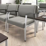 Bush Business Furniture Arrive Bariatric Waiting Room Guest Chair With Arms Grey New. Price: $74.98.