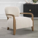 Uttermost Telluride Natural Shearling Accent Chair New. Price: $1274.40.