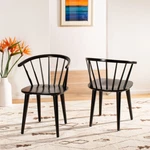 Safavieh Blanchard 18''H Curved Spindle Side Chair Black New. Price: $166.99.