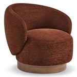 Chita Modern Swivel Barrel Chair-comfortable Fabric Upholstery & Solid Wood Base New. Price: $369.99.