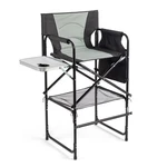Omysalon Extra Tall 30'' Bar Height Directors Chair, 30.7 Inch, Black & Grey New. Price: $94.99.