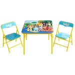 Idea Nuova Bluey Kids Table And Chair Set 3 Piece Folding Activity Square New. Price: $103.43.