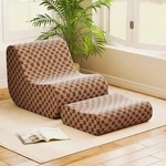 Giantex Bean Bag Chair With Ottoman, Comfy Lazy Sofa One-piece Foa... New. Price: $173.59.