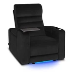 Lovupet Fabric Home Theater Seating, Power Recliner With Adjust Headrest HTS555 New. Price: $769.99.